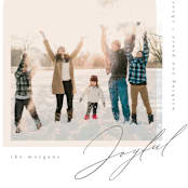 "The Glow" - Holiday Cards in Vanilla by Kristie Kern - Detail