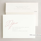 "The Glow" - Holiday Cards in Vanilla by Kristie Kern - FREE Recipient Addressing