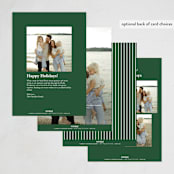 "New Happy Place" - Holiday Cards in Pine by Amy Kross - Back of Card Options