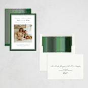 "New Happy Place" - Holiday Cards in Pine by Amy Kross - Assembled