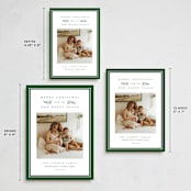 "New Happy Place" - Holiday Cards in Pine by Amy Kross - Formats Available