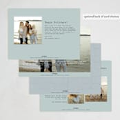 "Catskill" - Holiday Cards in Lake by jinseikou - Back of Card