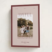 "Cranberry Sauce" - Holiday Cards in Cranberry Sauce by Blustery August - Folded Card