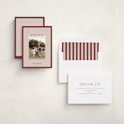 "Cranberry Sauce" - Holiday Cards in Cranberry Sauce by Blustery August - Assembled