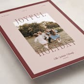 "Cranberry Sauce" - Holiday Cards in Cranberry Sauce by Blustery August - Detail