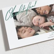 "So Much Fun" - Holiday Cards in Evergreen by Rebecca Daublin - Detail