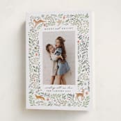 "Festive Woodland Forest" - Holiday Cards in Cypress by Hannah Williams - Folded Card