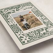 "Woodland Papercut" - Holiday Cards in Pine by Leia Matt - Detail