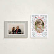 "Charming" - Holiday Cards in Cherry by Tamara Hilje - Photo Orientation Options