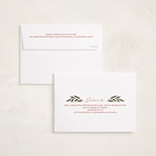 "Botanical Scallop Frame" - Holiday Cards in Wintergreen by Kristen Magee - FREE Recipient Addressing