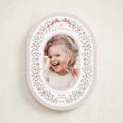 "Chantilly" - Holiday Cards in Dove by Karidy Walker - Front
