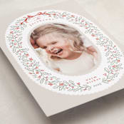 "Chantilly" - Holiday Cards in Dove by Karidy Walker - Detail