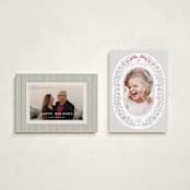 "Chantilly" - Holiday Cards in Dove by Karidy Walker - Photo Orientation Options