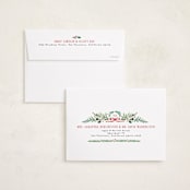 "Holiday Pines" - Holiday Cards in Festive by Alethea and Ruth - FREE Recipient Addressing