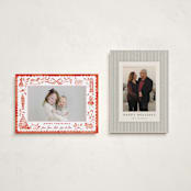 "The Nutcracker" - Holiday Cards in Red Ribbon by Sarah Knight - Photo Orientation Options