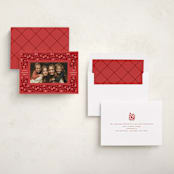 "Bramble" - Holiday Cards in Holiday Red by Olivia Kanaley Inman - Assembled