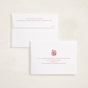 "Bramble" - Holiday Cards in Holiday Red by Olivia Kanaley Inman - FREE Recipient Addressing