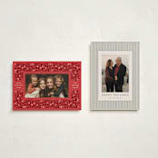 "Bramble" - Holiday Cards in Holiday Red by Olivia Kanaley Inman - Photo Orientation Options