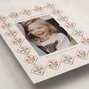 "Gretchen" - Holiday Cards in Ivory by Petra Kern - Detail