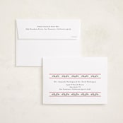 "Floral Folk" - Holiday Cards in Holly Berry by Mansi Verma - FREE Recipient Addressing