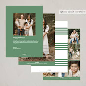"Holiday Prep" - Holiday Cards in Elf Shoes by Megan Davis - Back of Card Options