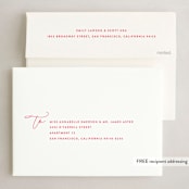 "Vintage Elegance" - Holiday Cards in Snow by Kristie Kern - FREE Recipient Addressing