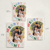 "Merry-go-round" - Holiday Cards in Funfetti by Pixel and Hank - Formats Available