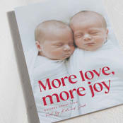 "More and more" - Holiday Cards in Candy Cane by Lea Delaveris - Detail