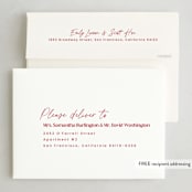 "More and more" - Holiday Cards in Candy Cane by Lea Delaveris - FREE Recipient Addressing