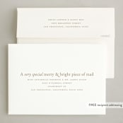 "All the days" - Holiday Cards in Snow by Heather Schertzer - FREE Recipient Addressing