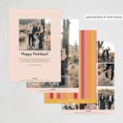"Citrus" - Holiday Cards in Blush by Morgan Kendall - Back of Card Options