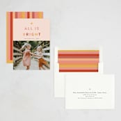 "Citrus" - Holiday Cards in Blush by Morgan Kendall - Assembled