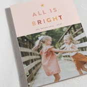 "Citrus" - Holiday Cards in Blush by Morgan Kendall - Detail