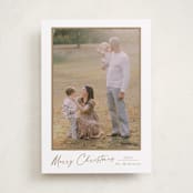 "Frame" - Holiday Cards in Snowball by Petra Kern - Front