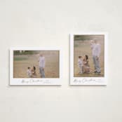 "Frame" - Holiday Cards in Snowball by Petra Kern - Photo Orientation Options
