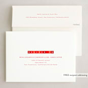 "love joy" - Holiday Cards in Holly Berry by Orasie - FREE Recipient Addressing