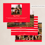 "Barking holiday" - Holiday Cards in Santa Suit by Creo Study - Back of Card Options