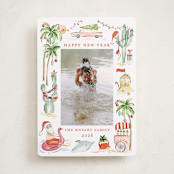 "Warmest Wishes" - Holiday Cards in Red Crab by Sarah Knight - Front