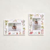 "Warmest Wishes" - Holiday Cards in Coral by Sarah Knight - Photo Orientation Options