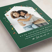 "Christmas Move" - Holiday Cards in Juniper by Erica Krystek - Detail