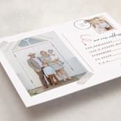 "Return Address" - Holiday Cards in Cinnamon by Gwen Bedat - Detail