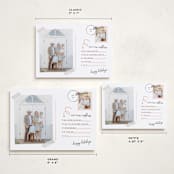 "Return Address" - Holiday Cards in Cinnamon by Gwen Bedat - Formats Available