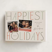 "Grand Greetings" - Holiday Cards in Pine Tree by Laura Hankins - Folded Card