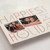 "Grand Greetings" - Holiday Cards in Pine Tree by Laura Hankins - Detail