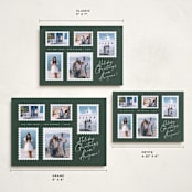"Stamp Collection" - Holiday Cards in Evergreen by Amy Payne - Formats Available