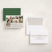 "It's a Wrap" - Holiday Cards in Pine by Ellis - Assembled