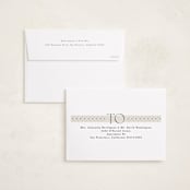 "It's a Wrap" - Holiday Cards in Pine by Ellis - FREE Recipient Addressing