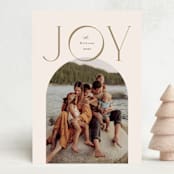 "Tremendous Joy" - Holiday Cards in Eggnog by Brandy Folse - Front
