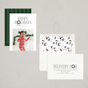 "Front Page" - Holiday Cards in Snow by Erin L. Wilson - Assembled
