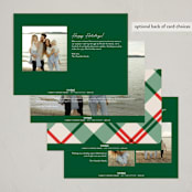 "Black Tie" - Holiday Cards in Mistletoe by Karidy Walker - Back of Card